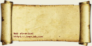 Janko Jakovljević vizit kartica